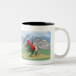 Funny Coffee Mugs: Working Smarter Two-Tone Coffee Mug