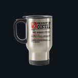 Funny Coffee Prescription Personalised Name Travel Mug<br><div class="desc">Funny Coffee Prescription Personalised Name Travel Mug features a personalised prescription for coffee. Personalise by editing the text in the text box provided. Designed by Evco Studio www.zazzle.com/store/evcostudio</div>