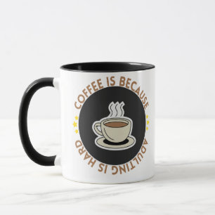 Funny Coffee Quote Mug - Adulting is Hard