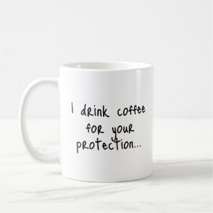 Funny Coffee Quote   Sarcastic Gift Idea   Minimal Mug