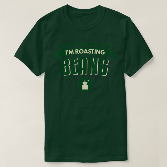 Funny Coffee Roasting Dark Roast Caffeine Espresso T-Shirt (Design Front)