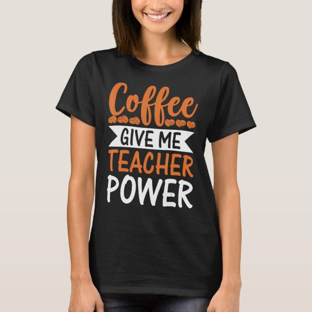 Funny Coffee Shirt for Coffee Lovers and Baristas  (Front)