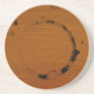 Funny coffee stain coaster