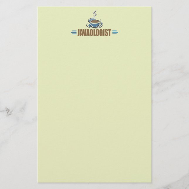 Funny Coffee Stationery (Front)