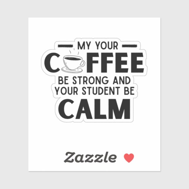 funny coffee teacher (Sheet)