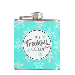 Funny Cold Weather Remedy Hip Flask