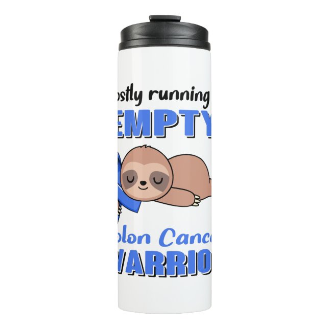 Funny Colon Cancer Awareness Gifts Thermal Tumbler (Front)