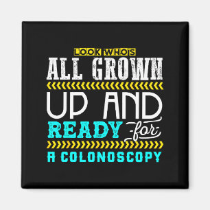 Funny Colonoscopy Joke Medical Humour Checkup  Magnet