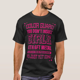 Funny Color Guard s For Women Teens Colorguard Gif T-Shirt