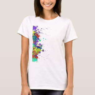 FUNNY COLOR SPLASH I + your backgr. & ideas T-Shirt