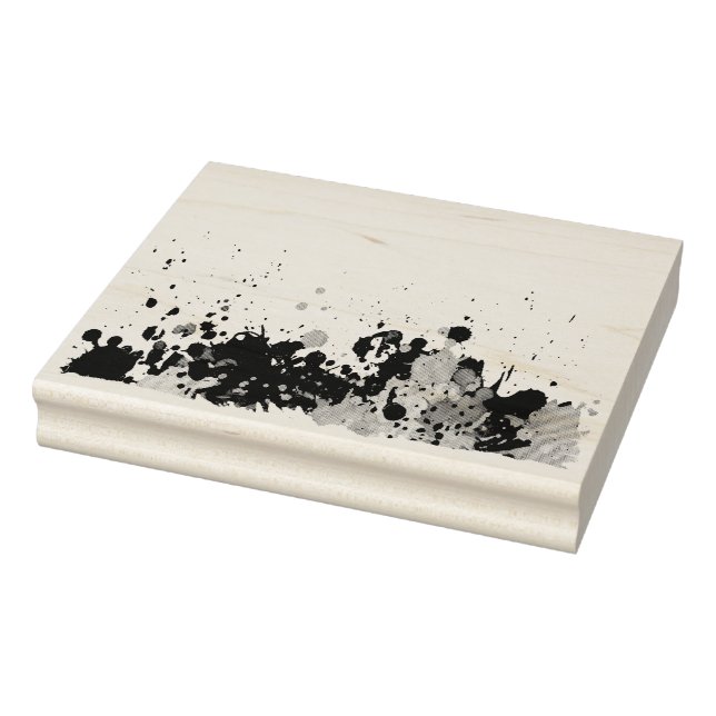 FUNNY COLOR SPLASHes I + your backgr. & ideas Rubber Stamp (Stamp)