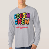 Funny Colorful Cousin Crew Family Reunion