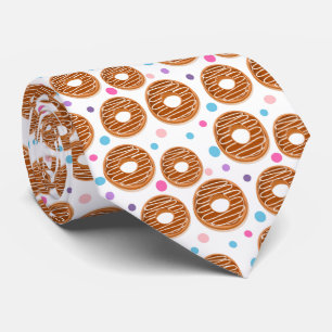 Funny Colorful Doughnut Neck Tie