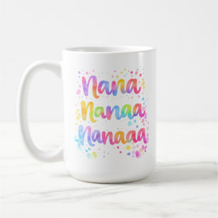 Funny Colorful Dreamy Quote Paint Splashes Rainbow Coffee Mug