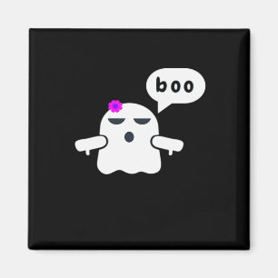 Funny Colourful Boo Of Disapproval Girl Magnet