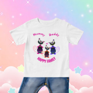 Funny colourful cats baby T-Shirt