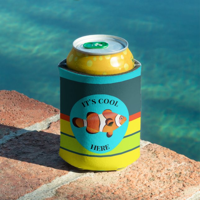 Funny Colourful Cute Fish Can Cooler (In Situ Pool)