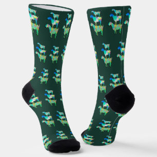 Funny Colourful Goat Pattern Socks