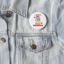 Funny Colourful LGBTQ Pride Month 6 Cm Round Badge