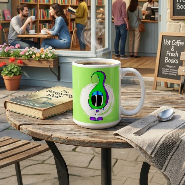Funny, Colourful, Quirky, Cartoon Character Coffee Mug (Take a look at this most awesome cartoon character mug!)