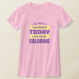 Funny Colouring Fan T-Shirt