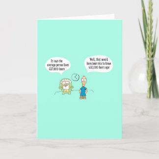 Funny Comic Birthday Card - 001