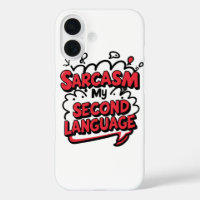 Funny Comic Book Sarcasm My Second Language