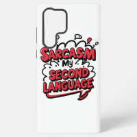 Funny Comic Book Sarcasm My Second Language