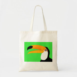 Funny comic cartoon Toucan bird smile Tote Bag