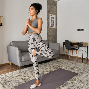 Funny Comic Faces Leggings