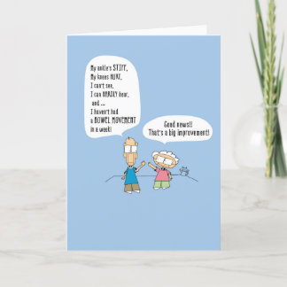 Funny Comic Greeting Card 034