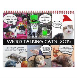 FUNNY COMIC STRIPS FROM WEIRD TALKING CATS 2015 CALENDAR