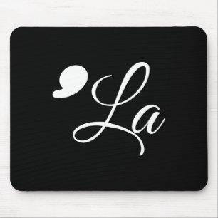 Funny Comma La Kamala Harris 2024 Vote Punctuation Mouse Pad