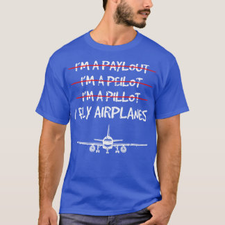 Funny Commercial Aeroplane Pilots T-Shirt