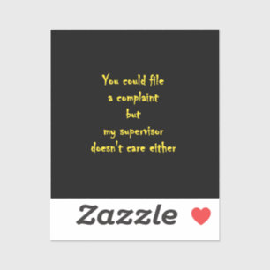 Funny Complaint Department Apathy 