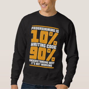 Funny Computer Binary Code Programmer, Developer G Sweatshirt
