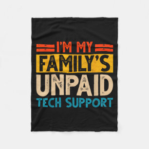 Funny Computer Engineer Tech Lover Geek Nerd Tech  Fleece Blanket