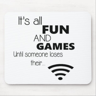 Funny Computer / Internet Quote Mouse Pad