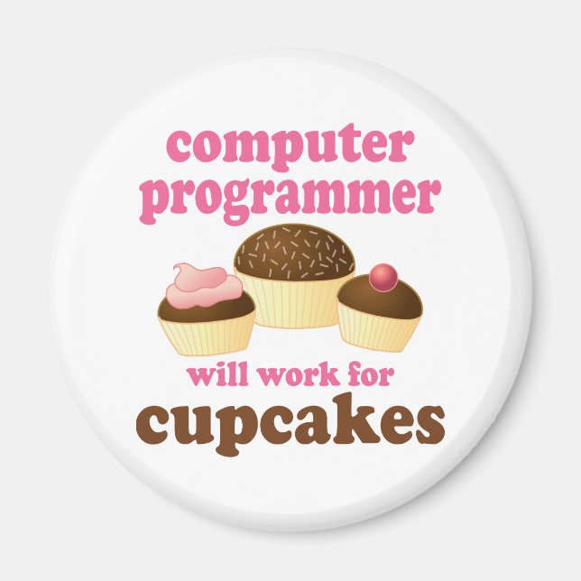 Funny Computer Programmer Magnet (Front)