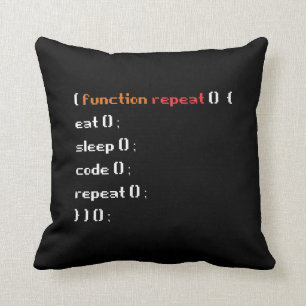 Funny Computer Science Coder Programmer Function Cushion
