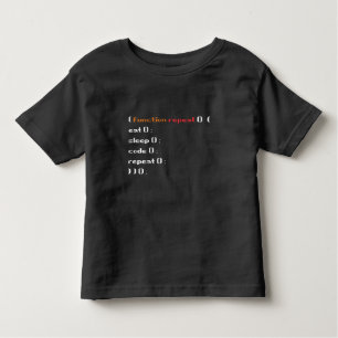 Funny Computer Science Coder Programmer Function Toddler T-Shirt