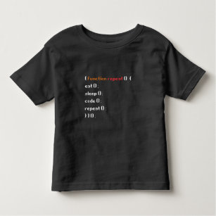 Funny Computer Science Coder Programmer Function Toddler T-Shirt