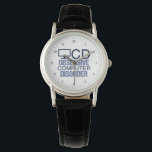 Funny Computer Science Geek Watch<br><div class="desc">A cool computer lab teacher gift for a tech geek. They already have all the techie stuff they need,  so get them this awesome nerdy present. A funny OCD acronym for a programmer into computer science.</div>