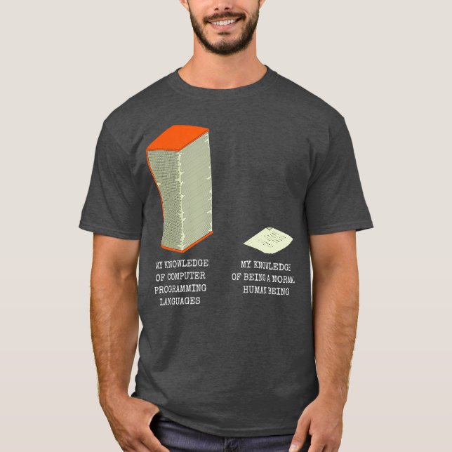Funny Computer Scientist Meme Coding Programming T-Shirt (Front)
