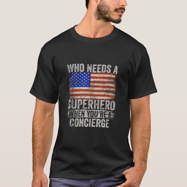 Funny Computer Technician Superhero Vintage Tee Fo (Front)
