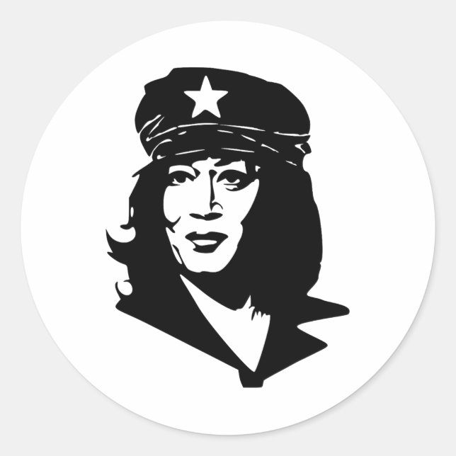 Funny Comrade Kamala Harris Communist Commie Meme  Classic Round Sticker (Front)