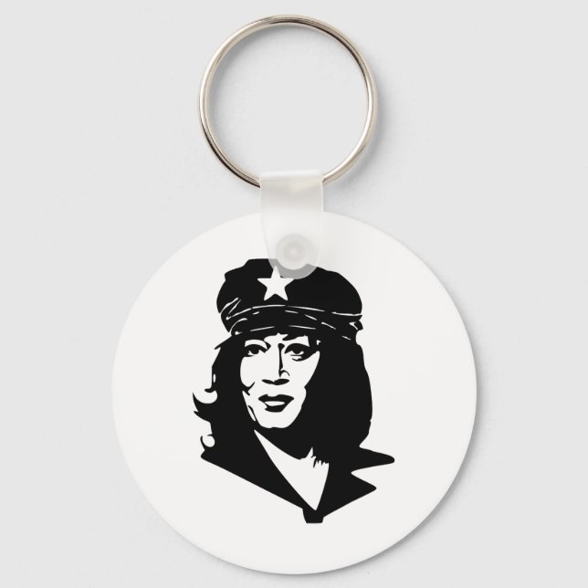 Funny Comrade Kamala Harris Communist Commie Meme  Key Ring (Front)