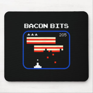 Funny Con 8-bits Video Game Player Retro Nerd Geek Mouse Pad