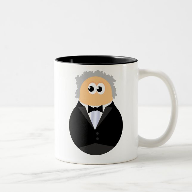 Funny Conductor Two-Tone Coffee Mug (Right)