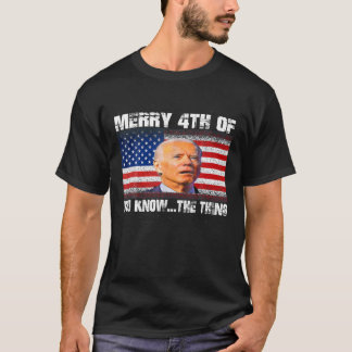 Funny Confused 4th Happy 4th T-Shirt